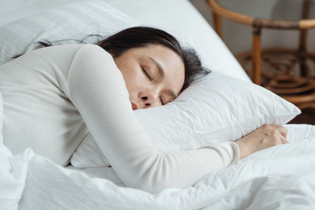 Woman Sleeping During the Day